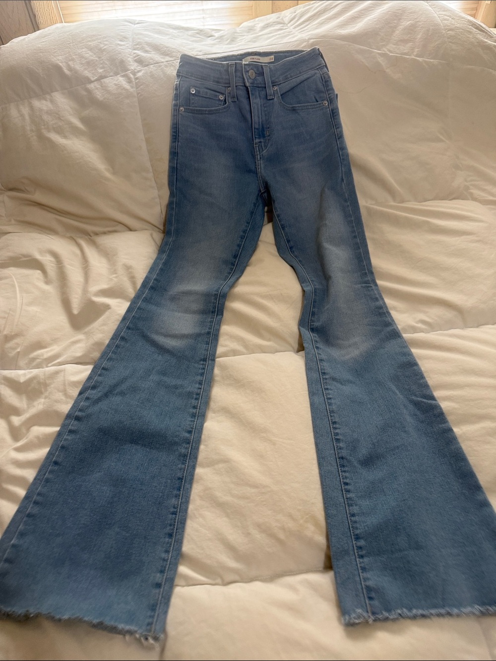 Levi's Light Blue Flare Jeans - Women's